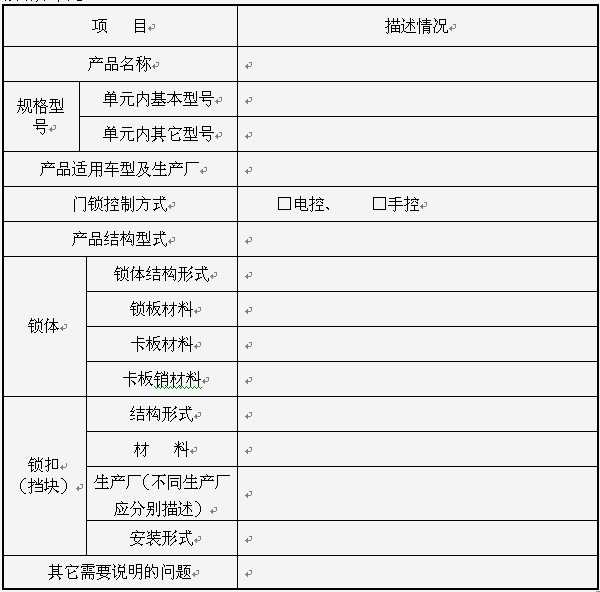 汽車門鎖產(chǎn)品,CCC認(rèn)證單元,CCC產(chǎn)品描述,CCC獲證企業(yè),CCC認(rèn)證證書,CCC實(shí)施規(guī)則,CCC變更申請(qǐng),CCC產(chǎn)品擴(kuò)項(xiàng)